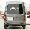 Autocolante Universale pentru Rulotă, Caravană, Camper Van, Remorcă pentru Cai, Accesorii Auto Grafice Film Electrocardiogramă Decaluri Decor