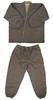 Winter Samue fleece size Birch [Kyoetsu] (Japanese workwear), padded, Tsumugi-style fabric, lining, 16, Men's (L, Brown)