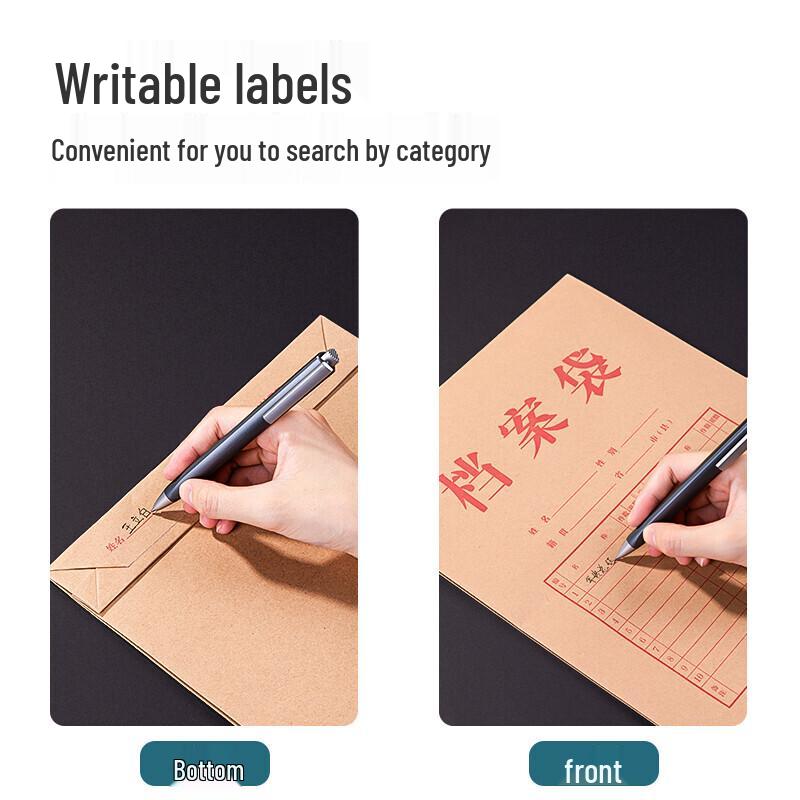Deli A4 Kraft Paper File Envelopes (10-Pack)