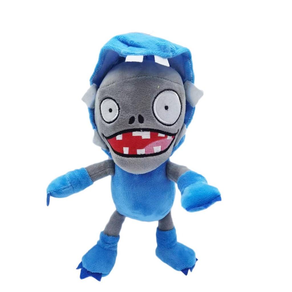 Plants Vs Zombies Sports Newspaper Roadblock Iron Bucket Zombie Plush Toy Doll For Kids And Collectors