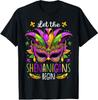 Let The Shenanigans Begin Mask Beads Mardi Gras Men Women T-Shirt Mens Womens Tees Top