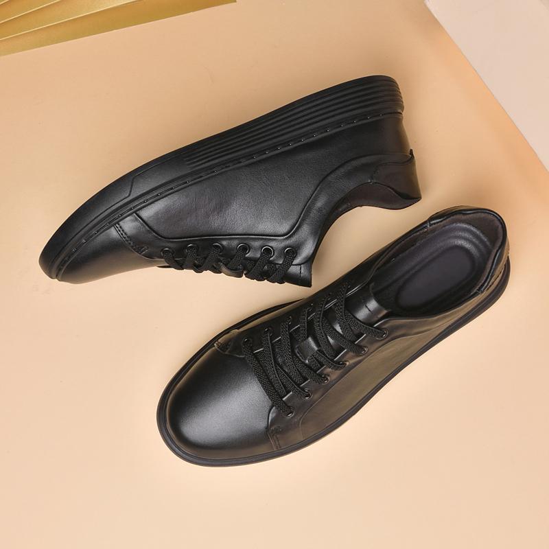 Fashion Genuine Leather Mens Shoes Luxury Stylish Sneakers Spring Autumn Outdoor Tenis Masculino Sport Shoes Fashion Vulcanized Footwear