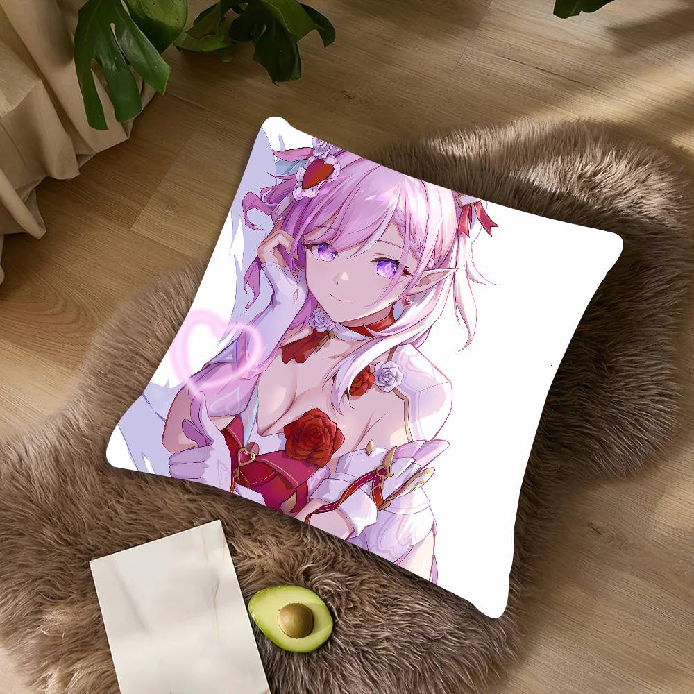 Hübsches heißes Mädchen Elysia Kissenbezug Kissenbezug Dekor Zuhause Sofawurfkissenbezüge Camping Kissenbezug Dekorationen