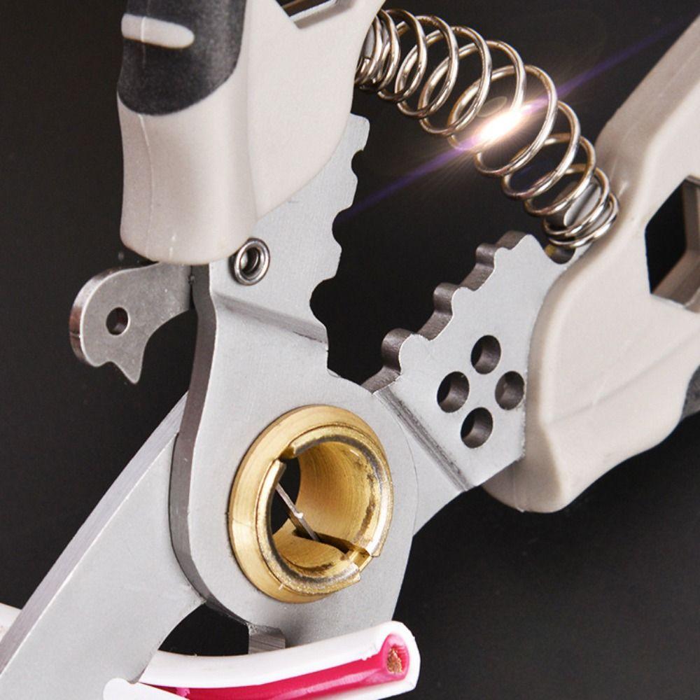 7 Inch Wire Stripper High Hardness Cable Cutter Multipurpose Electrician Crimp  Home