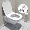 Toilet Seat Fixings for Most Standard Toilet Seats with Top Fix Hinge Release Quick Install Kit