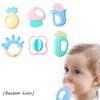 Soft Silicone Teether Handbell For Newborns Bpa-free, Boilable Soothing Toy