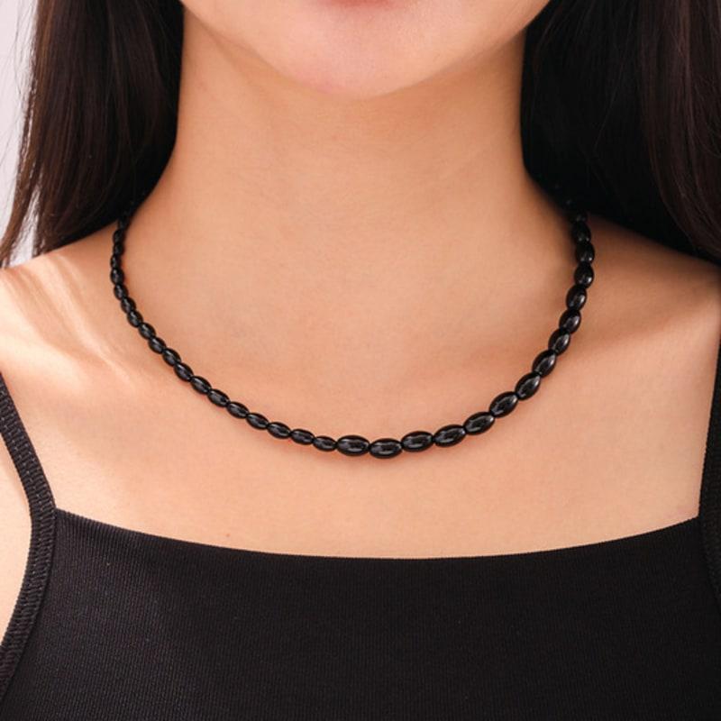 Cotoit Black Berries Beads Necklace