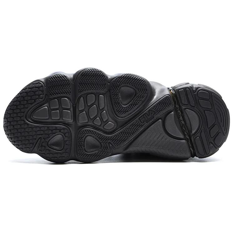 FILA ET Vintage Cushioning Abrasion Resistant Breathable Lightweight Low top Casual Shoes Women's Black (Unisex) Casual Shoes F12W312120FBF