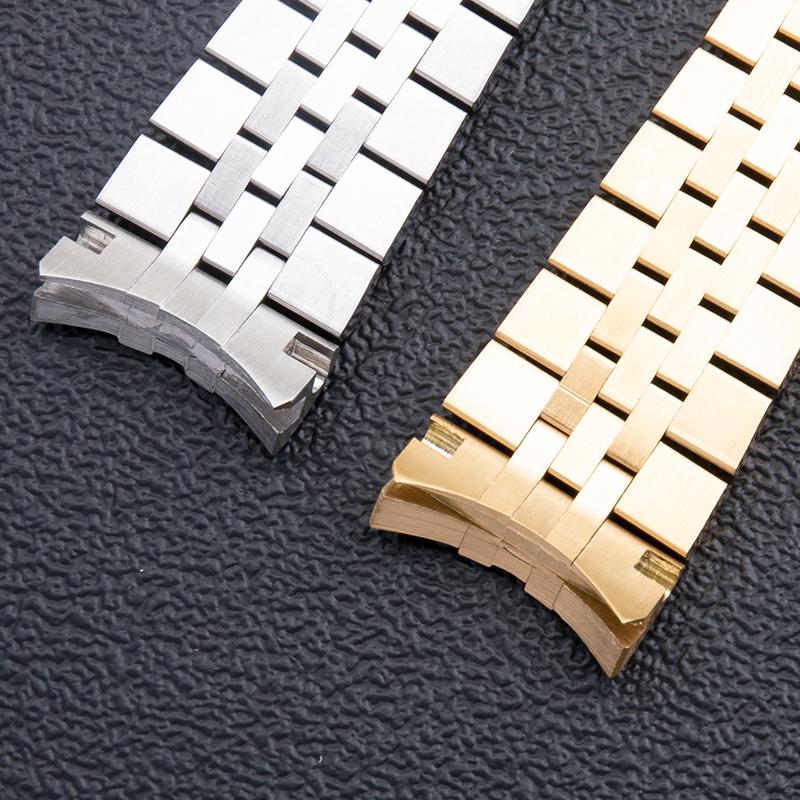 316L Stainless Steel Watchband 20mm Wristband For Rolex Strap For DAYTONA SUBMARINER DATEJUST Watch Accessories Fold Buckle