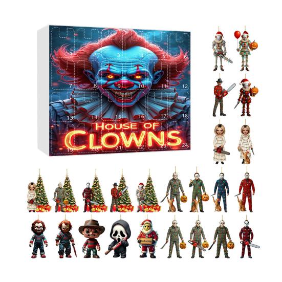 Advent Calendar 2025 24-Day Countdown Calendar with Collectible Acrylic Charms