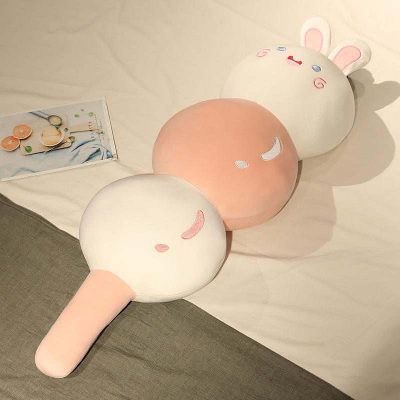 Cute Animal Rabbit Candied Gourd String Throw Pillow Plush Toy Girl Sleeping Leg Long Pillow Doll