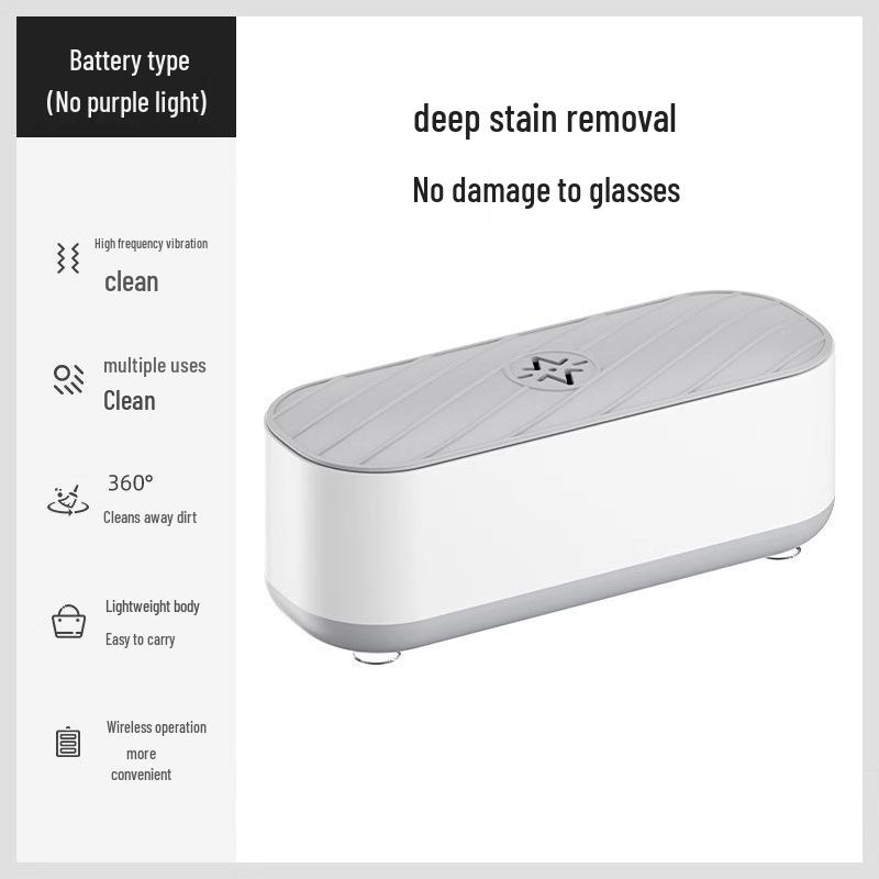 Ultrasonic Glasses & Jewelry Cleaner: Automatic for Eyewear, Retainers & Contacts - Newcomer Discount ¥5