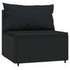 Vidaxl 4-Piece Lounge Set With Cushions, Poly Rattan