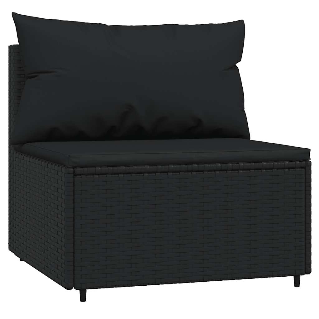 Vidaxl 4-Piece Lounge Set With Cushions, Poly Rattan