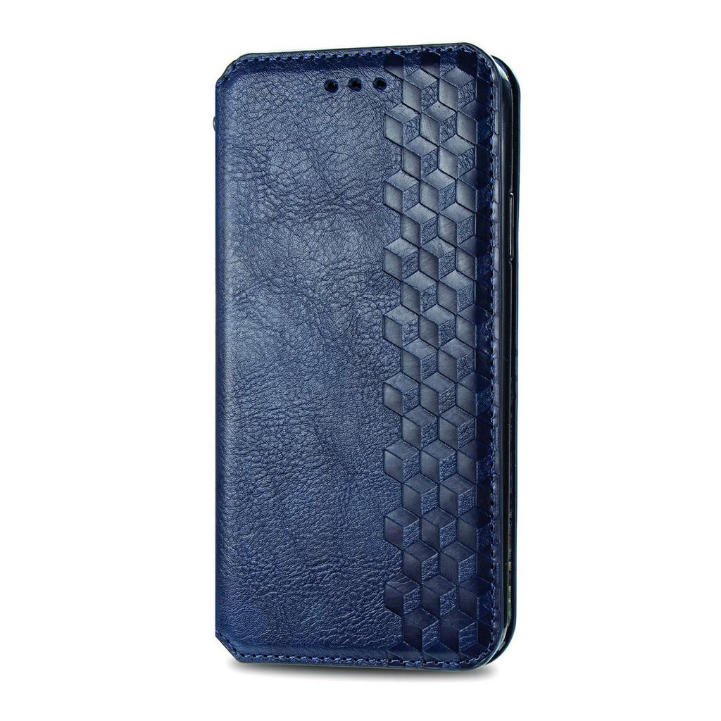For Samsung Galaxy S24 FE PU Leather Case Rhombus Imprint Wallet Stand Phone Cover