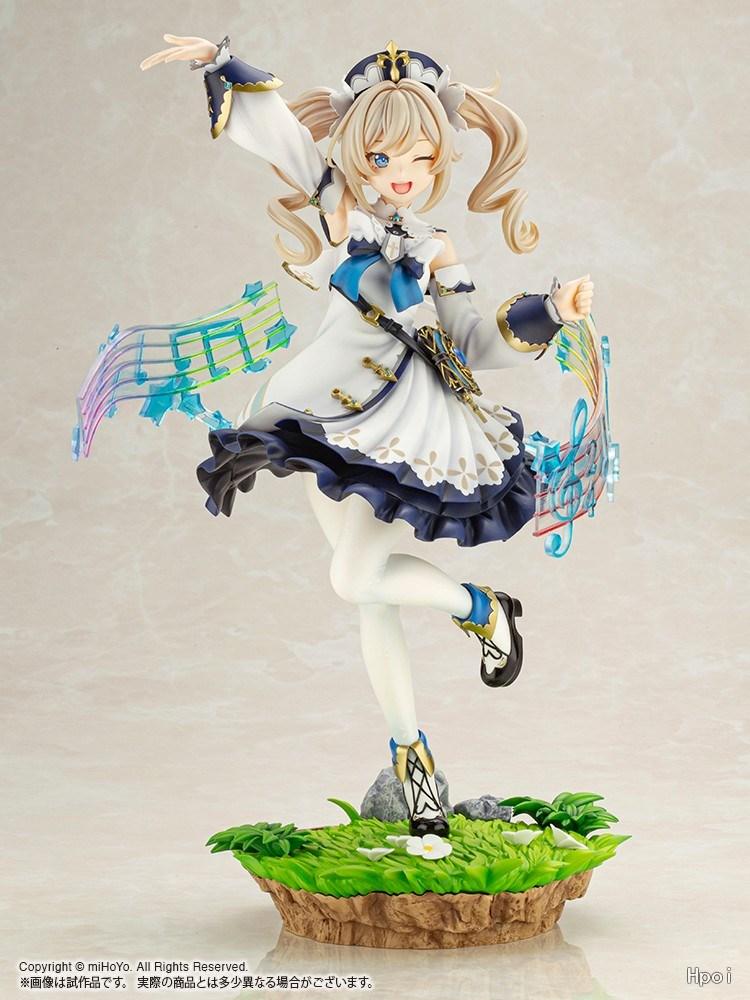 20cm Anime Genshin Impact Barbara Figure Genshin Impact Lumine Action Figure Traveler Aether Venti Figurine Collectible Doll Toy