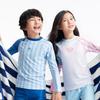 AnNai Kids' Long Sleeve Split Swimsuit Set