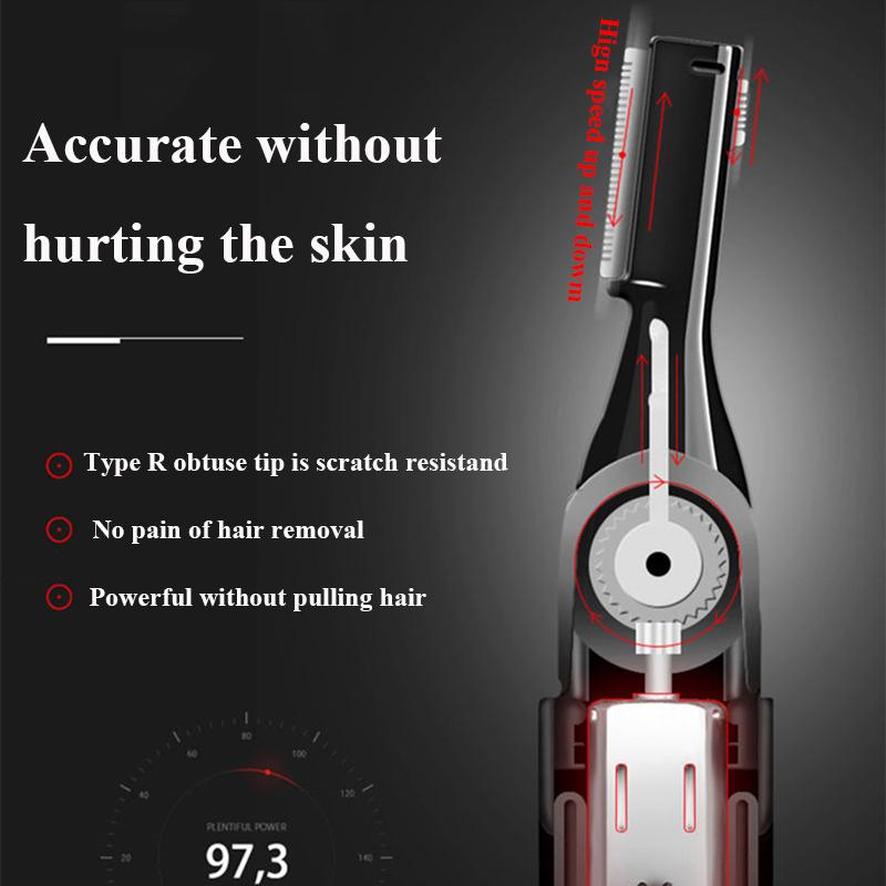 Xiaomi Electric Eyebrow Trimmer Razor Brow Shaping Portable Shaving with Duals Cutter Head Design Washable Hair Trimmer Razor Tools