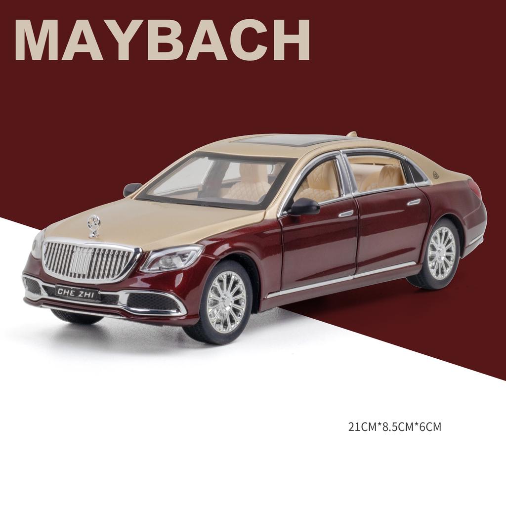 WSF1  1:24 Mercedes Benz Maybach GLS600 S680 SUV Alloy Metal Diecast Model Car High Simulation Home Trendy Ornaments Collection Hobby