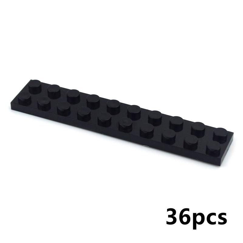 DIY Building Blocks Thin Figures Bricks 2x6 2x8 2x10 Dots Colorful Educational Creative Size Compatible all brand Toys for Kids