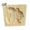 Halloween Christmas Baking Wood Cookie Cutter Mold Round Gingerbread Biscuit Stamp for DIY Makers Baking Cake Fondant Decoration Holiday Party Tool
