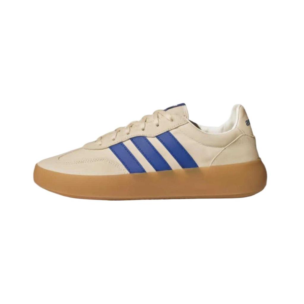 Adidas Bareda Decode Versatile Durable Low-Top Skate Shoes Unisex Skate Shoes White Blue Yellow JQ6668