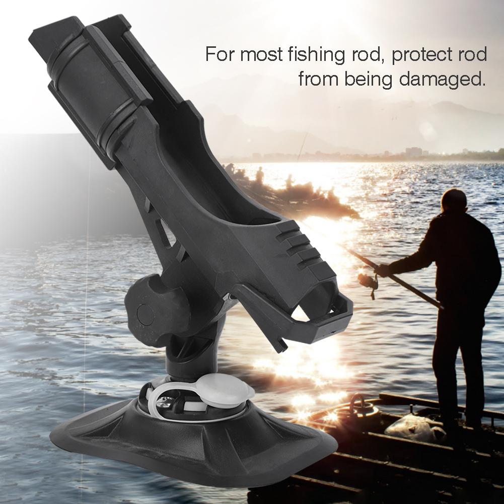 Fishing Rod Holder, Made of Hard Plastic Sturdy and , 360 Degree Rotatable, Lightweight and Portable, Easy to Install, with Mount Bracket for K