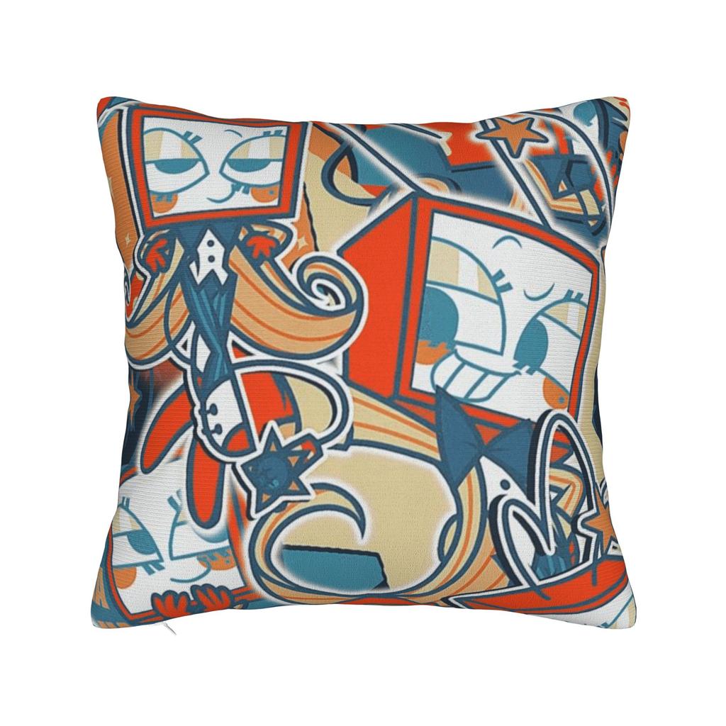 Dandy's World Pillow Cover Game Comfy Cushion Cover Novelty Pillow Case For Couch Sofa Bedroom