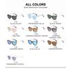 Fashion Oval Cat Eye Kids Sunglasses For Girls Boys Candy Color 100% Uv Protection For Children Age 3-12 Outdoors