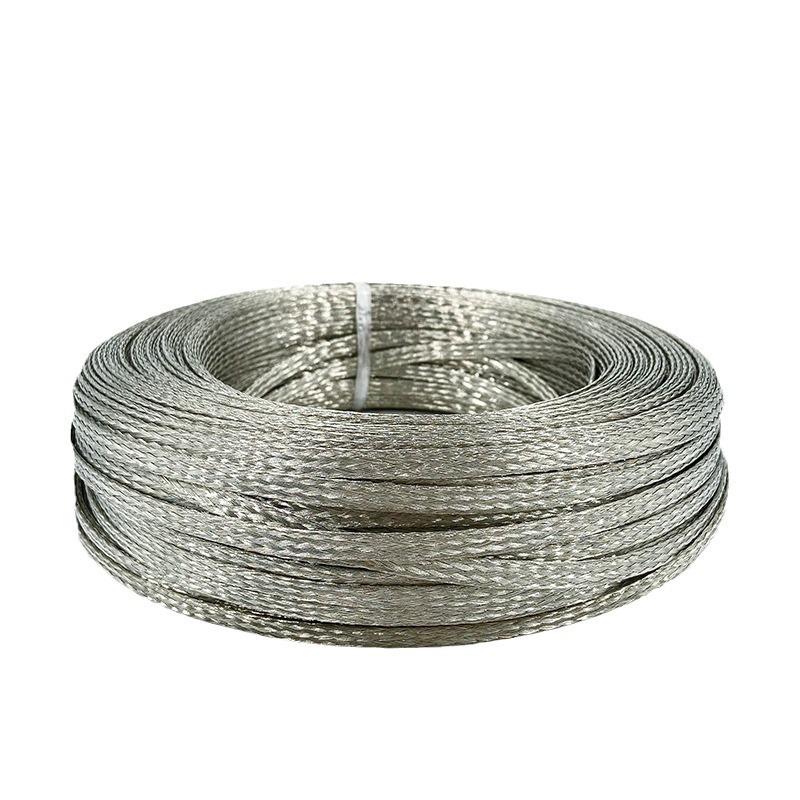 Conductive Bare Copper Braided Wire – Soft, Tinned, Various Specs for Grounding