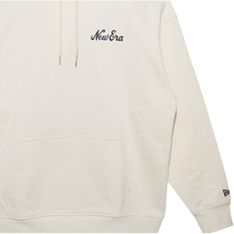 New Era SS22 Cartoon Hot Dog Letter Pattern Pullover American Sweatshirt Unisex Sweatshirt Beige 13353725