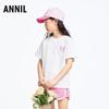 Annil Girls' Striped Short Sleeve T-Shirt