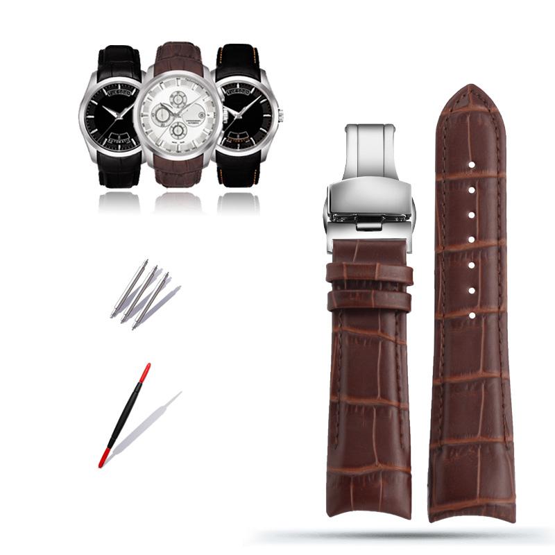 

Классический ремешок для часов из натуральной телячьей кожи 22/23/24 мм для часов Tissot T035627/617/407 Series с пряжкой-бабочкой 23mm