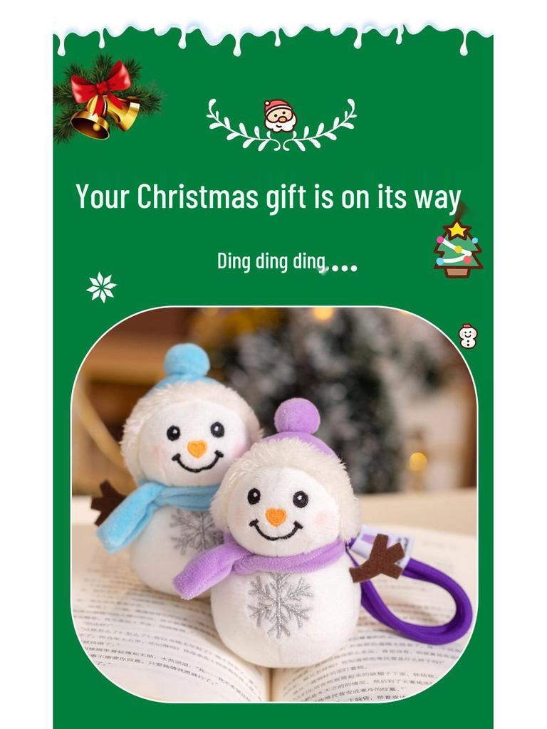 Cross-Border Cute Cartoon Christmas Snowman Plush Toy Ragdoll - Perfect Winter Companion & Gift