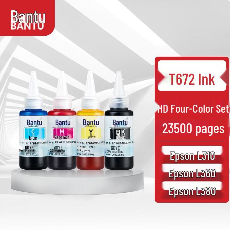 Bantou T672 Compatible Ink for Epson L-Series Printers