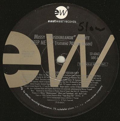 12-Zoll Schallplatte MISSY ELLIOTT - Beep Me 911 ED6063PROMO EastWest Record 1997 US Rap & Hip-Hop/R&B Gebraucht