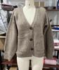 2025 Spring/Summer Solid V-neck Knit Cardigan - Casual & Versatile