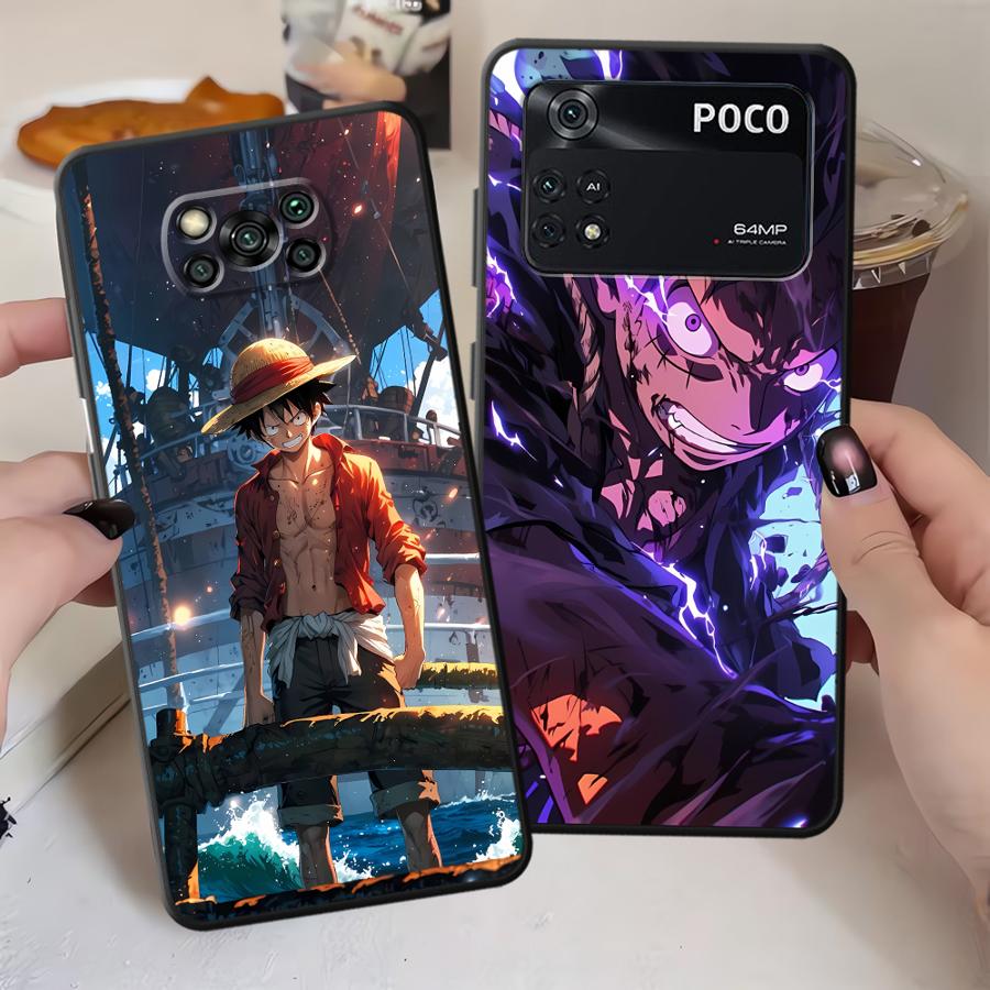 Ones Pieces Luffy Case for Xiaomi Poco C51 F3 F4 F5 M5 C50 C65 M3 M4 Pro X3 X4 X5 Funda Phone Cover