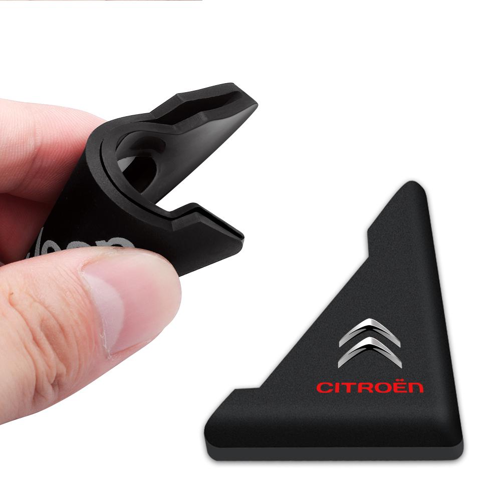 2Pcs Car Door Corner Collision Anti-scratch Protector For Citroen C1 C2 C3 C4 Grand Picasso C4L C5 VTS C-ELYSEE C6 C8 Xsara DS ahq256