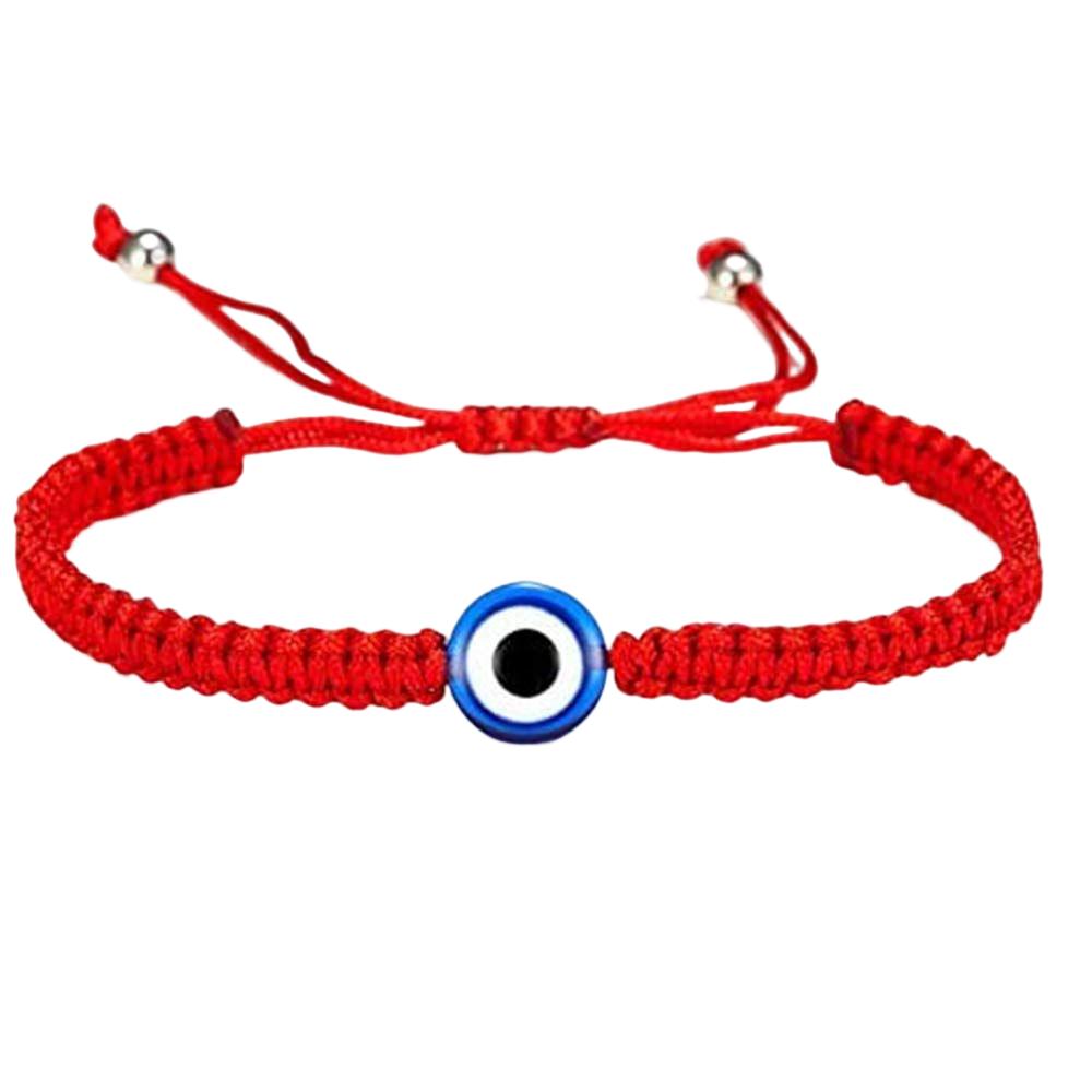 12Pcs/Set Handmade Turkish Lucky Evil Eye Bracelets For Women Men Blue Eyes Braided Red Rope Lucky Bracelet Friendship Jewelry