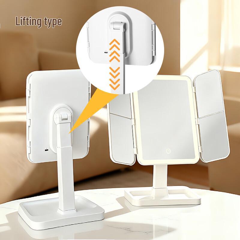 Oeny Adjustable Folding Desktop Beauty Mirror