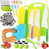 Children's Safety Knife & Cutting Board Set for Early Education