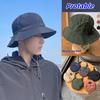 Protable Waterproof Quick Drying Sunhat Fisherman Unisex Outdoor Summer Anti-UV Protection Camping Hiking Cap Panama Bucket Hat