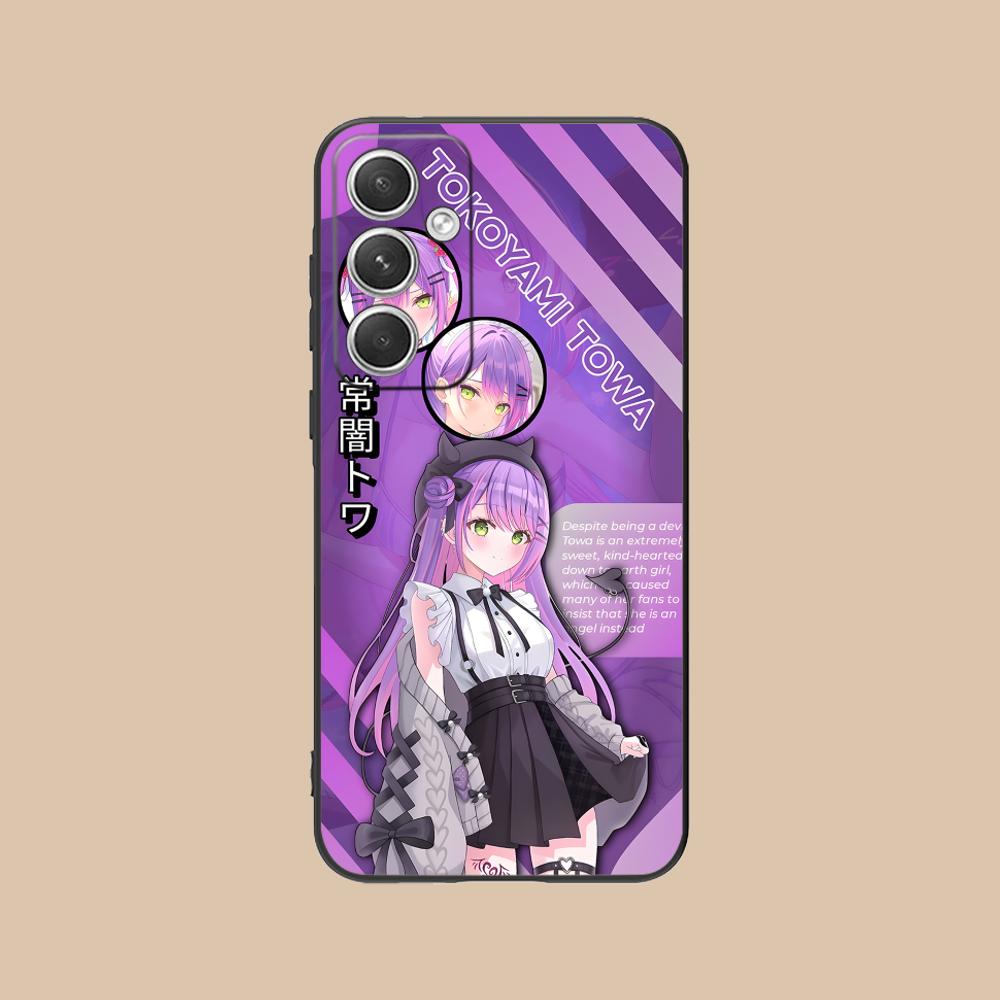 Anime Tokoyami Towa Phone Case for Samsung Galaxy S25 S24 S23 S22 S21 S20 Note20 Plus FE Ultra Colour Protective Cover Pretty