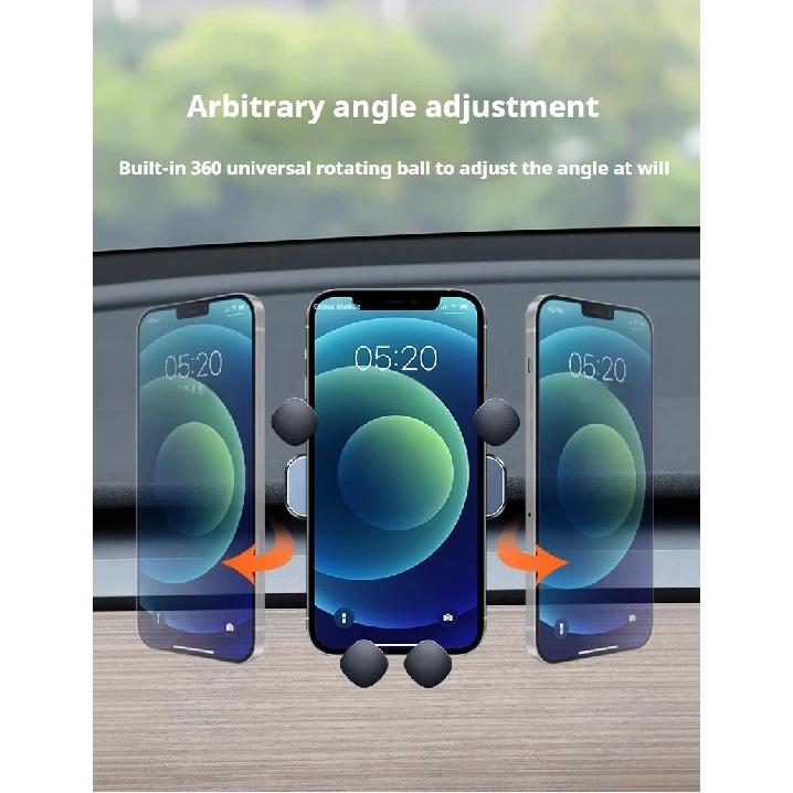 Car Phone Holder For Volkswagen Golf MK7 7 2014-2020 Gravity Stand Mount Support Base Horizontal GPS Mobile Bracket Accessories