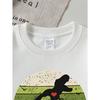 European Sizes Girls' Long-Sleeve Round Neck Sweatshirt "Mamasaurus Rex Dinos" Print, Spring/Autumn, Casual, Daily & Sports.