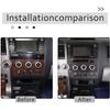 DTC2 For Toyota Tundra 2007-2013 Soft Carbon Fiber Central Control Air Conditioning Switch Panel Decorative Sticker Trim