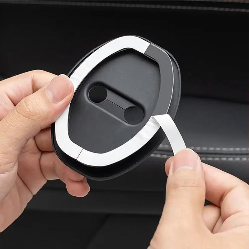 Silicone Shock Absorbing CushionCar Lock Sleeve Buckle Durable and Wear Resistant Universal Car Door Lock Protective Cover