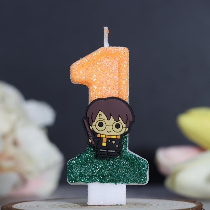 Digital Candle Birthday Little Celebration Cake Topper Decoration