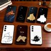 Punjab Karte Handyhülle Für Samsung Galaxy A73,A72,A71,A70,A53,A52,A51,Andere Weiche Schwarze Hülle